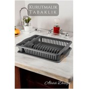 Resim OEM Bulaşık Durulama Sepeti Tabaklık Bulaşık Kurutmalık GRİ Alessi - TNX4296-4695 