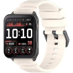 Resim Garmin Venu X1 Armor Silikon Saat Bandı İçin Starlight 