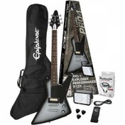 Resim Epiphone Pro-1 Explorer Elektro Gitar Seti (Silver Burst) 