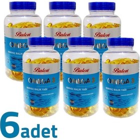Resim Balen Omega 3 Norveç Balık Yağı Trglsrd 1380mg X 200 Kapsül X 6 Kutu 