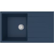 Resim Gradde Antrasit Tek Goz Granıt Eviye 50 x 86 Gr86L 
