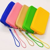 Resim Yumuşak Silikon Telefon Kılıfı ve Anahtarlık Cüzdan - Hafif Çok Renkli Kadınlar için Depolama Çantası, Kompakt Taşınabilir Temel Pouch, Güvenli Anahtarlık, Şık Aksesuar, Sevimli Cüzdan 