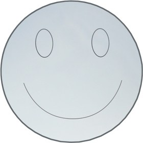 Resim MOTAYSAN Vantuzlu Bebek Dikiz Aynası Gülen Yüz 11 Cm 