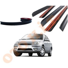 Resim Ford Focus 1 Uyumlu Bagaj Üstü Spoiler Mat Siyah 