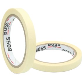 Resim Boss Tape Beyaz Renkli Maskeleme Boya Bandı Kağıt Bant 