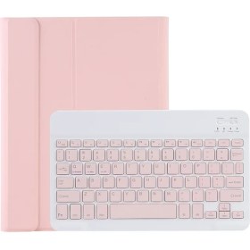 Resim Sunsky C098B Bluetooth Klavye Kılıfı Için iPad Air 4 10.9 Inç (2020) Pembe (Yurt Dışından) 