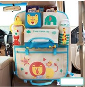 Resim Cbtx Aslan - Sevimli Karikatür Desen Araba Arka Koltuk Cep Organizatör Asılı Çanta Katlanabilir Depolama Toplayıcı 