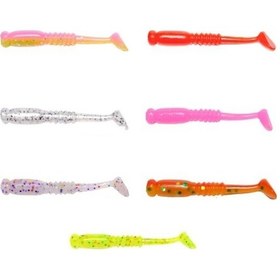 Resim Ryuji Rock Tail 4cm Kokulu Silikon Yem 12 Adet 