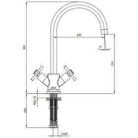 Resim Eca Quadrille Tek Gövde Mutfak Eviye Bataryası 102108488 Eca 