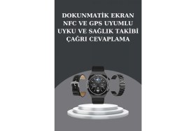 Resim Pileli Store Pilelistore Yeni Nesil Akıllı Saat ve Bluetooth Kulaklık Titreşim Bildirimleri Uyku Takibi 