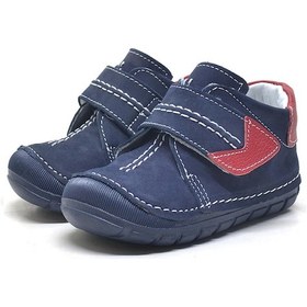 Resim Rakerplus Popeye Hakiki Deri Lacivert İlk Adım Unisex Bebek Ayakkabısı 