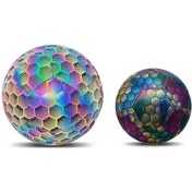 Resim Gece Parlayan Yansıtıcı Futbol Topu - İç Ve Dış Mekan Antrenmanları İçin Çok Renkli - 4 Çok Renkli 