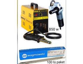 Resim Demiriz 250 Amper Demiriz Kaynak Makinesi 850 V Avuç Içi 100 Lü Elektrot Hediyeli 