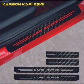 Resim nehay shop Isuzu İçin şık tasarım karbon sticker seti Aksesuar Oto Kapı Eşiği özel yeni sticker Karbon 4 Adet 