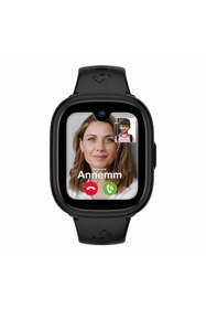 Resim Delixa Wiky Watch 5 Çocuk Akıllı Saat - Görüntülü Arama, Gps, Sos, Sağlık Takibi, Güvenli Alan (Siyah) 