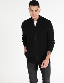 Resim Colin's Slim Fit Erkek Siyah Hırka CL1050050_Q1.V2_BLK 
