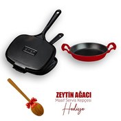 Resim Lava Döküm 2X Okula Dönüş Koleksiyonu Kahvaltı Seti LV-S-2-0002 