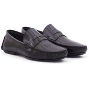 Resim step by step Erkek Siyah Loafer Ayakkabı 