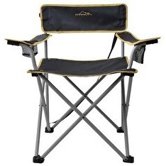 Resim Campout Gala Katlanır Siyah Kamp Sandalyesi 