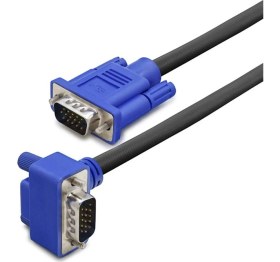 Resim Keepro VGA 15 Pin Erkek Erkek 90 Derce L Tipi Kablo 5m 