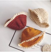 Resim Şerit Dantelli Bebek Kova Şapka (544745663) 