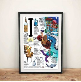 Resim Anason İşleri I Harfli. Poster 50x70cm 