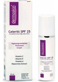 Resim Dermoskin Celeritt SPF25 Leke Karşıtı Bakım Kremi 30 ML 