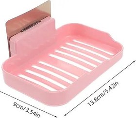 Resim TOPBATHY 2pcs Duvara Monte Duş Sabun Tutucu Yapıştırıcı Sabun Bulosu Banyo Aksesuarları Ve Rv Duş Güçlü Yapıştırıcı Ve Drenaj 