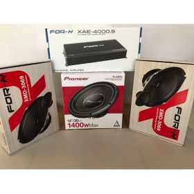 Resim Pioneer Paket Pro Ses Sistemi Forx 5 Kanal Anfi - Oval Midrange 4 Adet- Pıoneer Subwofer Orjınal 