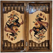 Resim Iran In Moarrak Tavla Ve Satranç 50 X 50 Cm Renkli 