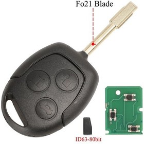 Resim Ford Focus Fiesta Fusion C-max Ve Mondeo Galaxy C-max S-max İçin Id60 4d63 Çipli 433 Mhz Uzaktan Anahtar 0394 