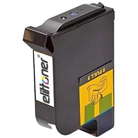 Resim Elittoner HP Mürekkep Kartuş No:45 Plotter Cartridge 2D-Kodlama (51645AE) Siyah 