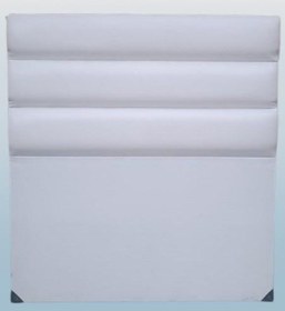 Resim Başlık Dk Tek Kişilik 100'lık Model Suni Deri Beyaz Kumaş Yatay Dilimli El Yapım 