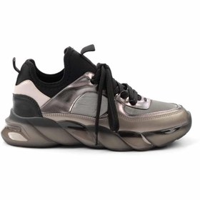 Resim Bambi Platin Kadın Sneaker K01791071709 