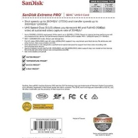 Resim Sandisk 128GB Extreme Pro Hafıza Kartı, 300MB/SN'E Kadar - SDSDXPK-128G-GN4IN 