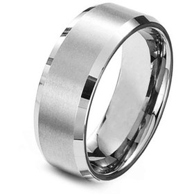 Resim Chavin 6 Mm Orta Kısmı Mat Çelik Unisex Yüzük Cd76 