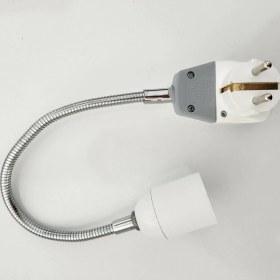 Resim Ekvator Prizi E27 Duya Dünüştürücü Anahtarlı Oynar Başlıklı Duy 