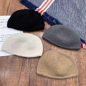 Resim 1 adet Trendy Unisex El Yapımı Örme Sıcak Şapka, Sıcak Baş Sarma 