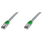 Resim DK-1521-050-CO Digitus Cat. 5E F-UTP Patch Kablo, Cross, 5 metre, AWG 26, Gri Renk 