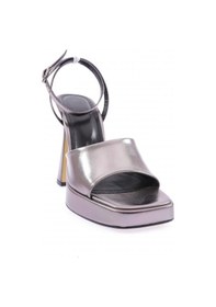 Resim Dgn 3587-23y Kadin Kristal Kalin Bantli Kalin Topuklu Sandalet 3587-2271-R13773 Platin 