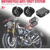 Resim Pengfushop5 Motosiklet Hırsızlık Alarmı Mp3 Fm Radyo Bluetooth Uyumlu Hoparlör Sistemi Claolors Basit Kalıcı Ses Sistemi (Yurt Dışından) 
