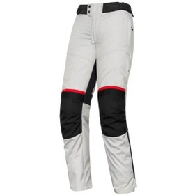 Resim MOTOANL Motosiklet Pantolonu Full Korumalı 4 Mevsim Maxdura Kumaş Hava Alabilen Fileli Bölgeler Beyaz Pant 