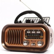Resim Ultratekno RX-BT628S Güneş Panelli Nostaljik Radyo Bt/tf/usb/fm/am/sw 3 Bandlı Radyo 