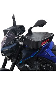 Resim GP KOMPOZİT GP Kompozit Universal Naked / Max Scooter El Korumalı Rüzgarlık Siyah 