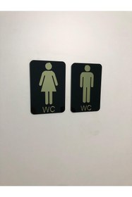 Resim 3ALAZERPLEKSİ WC YÖNLENDİRME TABELA 2ADET 