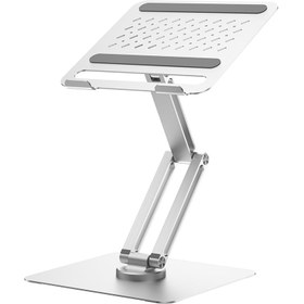 Resim Wiwu ZM-S801 Dönebilen Katlanabilir Ayarlanabilir Laptop Standı - Gümüş 