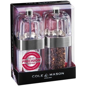 Resim Cole - Mason H57478P Seville 140Mm Tuz-Biber Değirmen Seti Şeffaf 