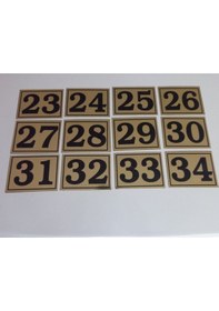 Resim Gendec 6X8 Cm Yapışkanlı No 1'Den 28' E 