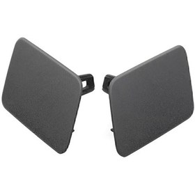 Resim 1 Çift Araba Ön Tampon Far Yıkama Sprey Nozulu Kapağı Jaguar İçin 