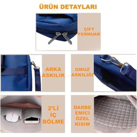 Resim Microcase Huawei Matepad Air 2025 İçin Apple Uyumlu MacBook Çantası + Türkçe Bluetooth Klavye + Mouse + Tablet Standı Yeşil Al5162 Omuz Çantası 